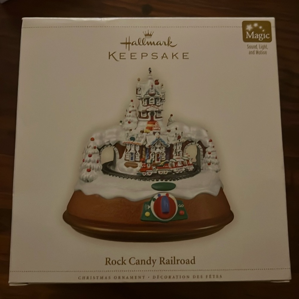 Hallmark keepsake rock candy railroad
